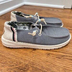 Hey Dude Wendy‎ Fringe Indigo Womens Size 6 Casual Comfort Shoes